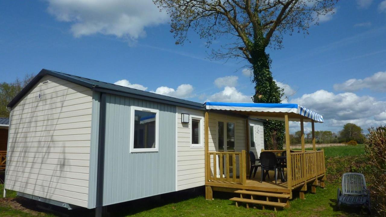 Camping De La Plage De Cleut-Rouz Fouesnant Exteriör bild