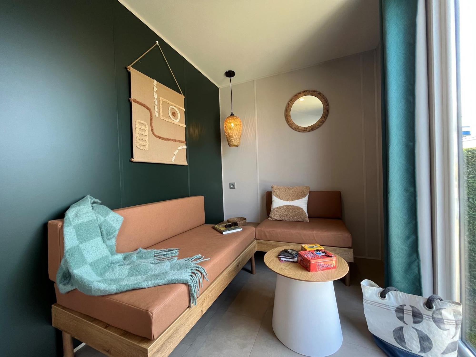 Camping De La Plage De Cleut-Rouz Fouesnant Exteriör bild