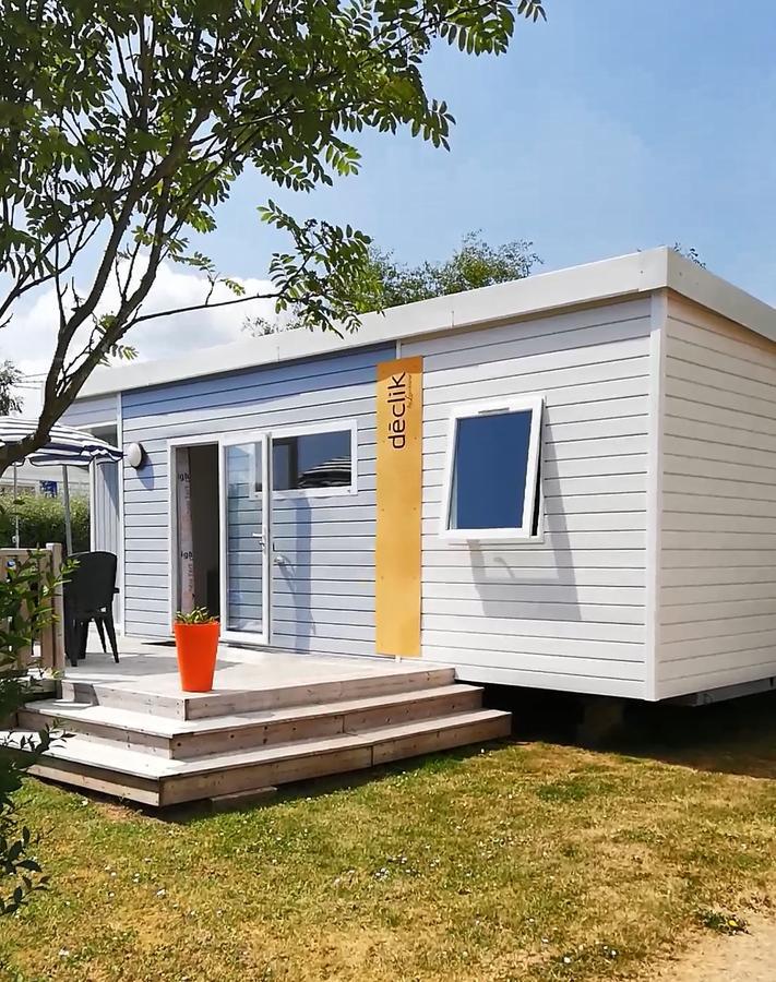Camping De La Plage De Cleut-Rouz Fouesnant Exteriör bild