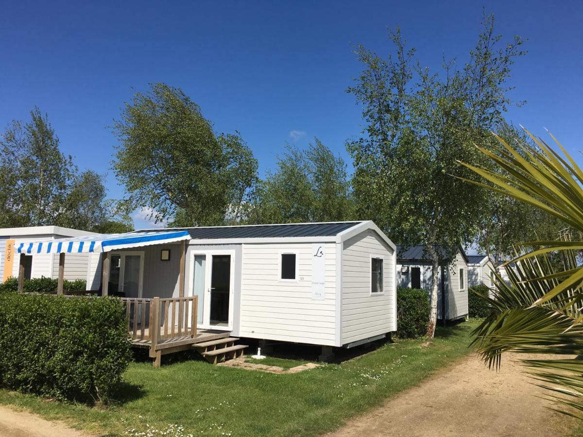 Camping De La Plage De Cleut-Rouz Fouesnant Exteriör bild